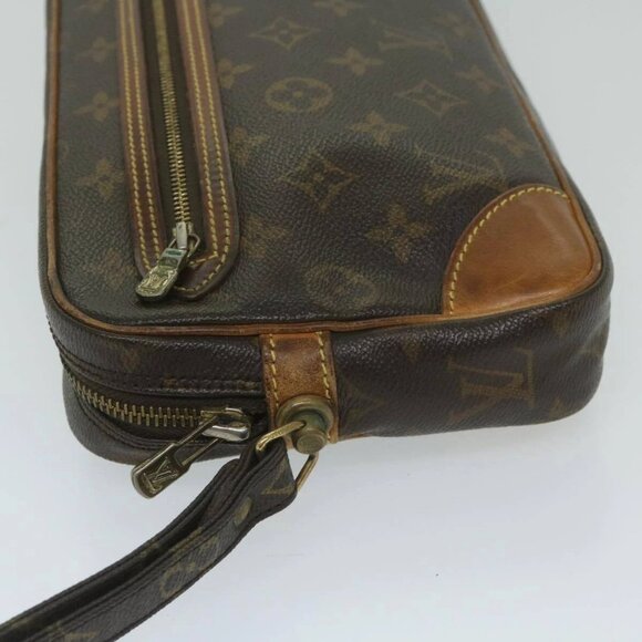 LOUIS VUITTON Monogram Marly Dragonne GM Clutch Bag M51825 LV Auth 59391 - Picture 8 of 16